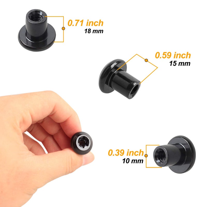 NDRUSH Door Hinge Nuts Anti-Rust Hinge Lock Compatible with Jeep Wrangler JK 2007-2018 - Image 3